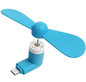 Mini Portable USB OTG Mobile Fan, Plug & Play Cooling Fan for Android Phones, Power Bank & Laptop (Flexible Blade)