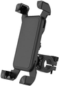 360° Rotatable Bike Mobile Holder for Handlebar, Universal Phone Mount for Bicycle, Scooter & Motorcycle (Black)