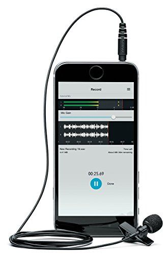 3.5mm Clip Microphone for YouTube Recording Smartphone DSLR Laptop Microphone