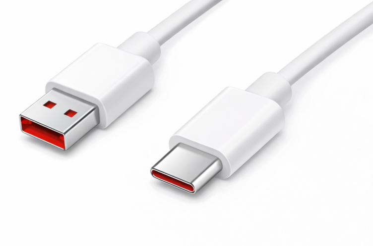 VOLONIX USB Type C Cable 1 m 567 (Compatible with mobile and tablets, white)