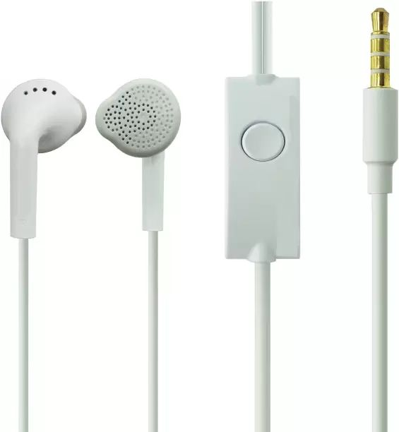 ORIGINAL EHS61 Deep Bass Sound Wired Gaming Headphone (white, In the Ear)